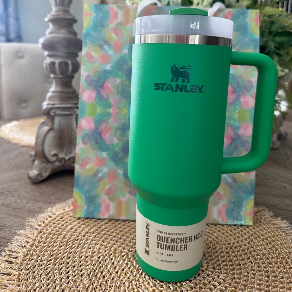 NWT Stanley Vibrant Green Tumbler. 2 available sold separately